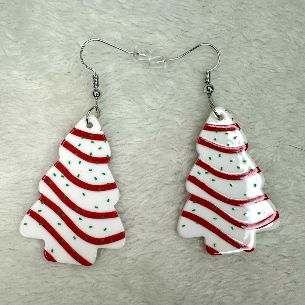 Christmas Snack Cake Earrings